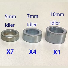 �� 12 ����� ������ ����� 7x5mm, 4x7mm, 1x10mm