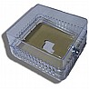 קופסת הגנה לתרמוסטט קטן שקוף 13.3x11x7.6 ומנעול