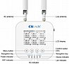 מרכזיית איסוף נתונים עם צג אלחוטית ב WIFI/4G/LoRa1km מ 100 אוגרי RCW3200 של טמפרטורה ולחות